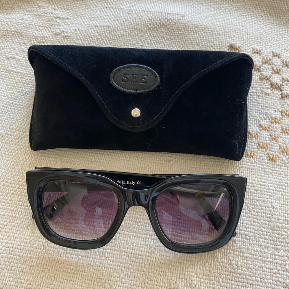SEE Eyewear Sunglasses Black Frame